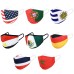 Double Layer Knitted National Flag Face Mask Washable Anti-Fog