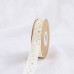 2.5cm Off White Ribbon With Heart Stars Hot Stamping Gift Packaging Ribbons