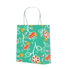 4.3'' x 8.7'' x 4'' Shopping Bags With CMYK Printing 10000pcs