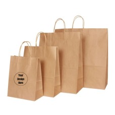 Brown Kraft Paper Bags Printing