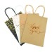 Custom Kraft Paper Bags With Gold Stamping