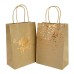 Custom Kraft Paper Bags With Gold Stamping