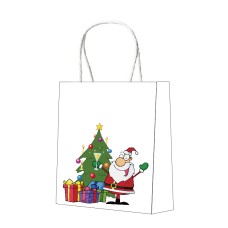 4.3'' x 8.7'' x 4'' Shopping Bags With CMYK Printing 2000pcs