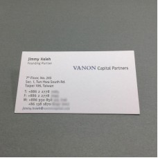 480g Premium Crystal Raised Letters Business Cards 3.5'' x 2'' 