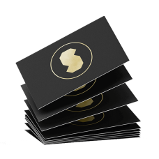 3.5x2 330g Plike Foil Business Cards