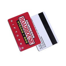 Custom Plastic Card with Magnetic Strip 2 1/8 x 3 3/8 30mil