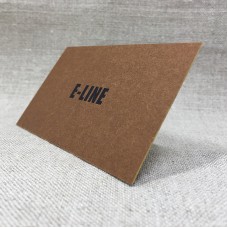 Gold Foil Brown Kraft Paper Cards With Gold Foil Edges