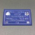 Silver Foil Blue Business Cards 3.5'' x 2''