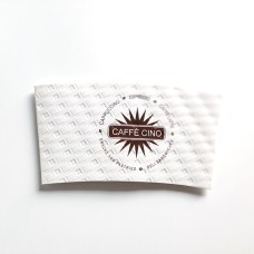 Disposable 300g White Cardboard Coffee Sleeve With Your Logo Printing and Embossing