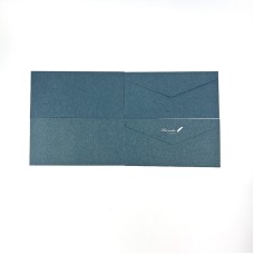 Silver Foil Premium Blue Envelopes Gift Envelopes