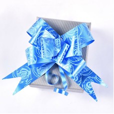 15mm Rose Printed Bowknot Wedding Decoration Gift Box Packaging