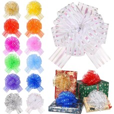 50mm Snow Gauze Flower Bow Gift Packaging Bow