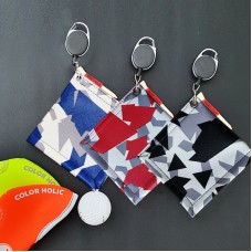 Custom Mini Double-Sided Golf Ball Cleaning Towel Carabiner Camouflage