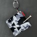 Custom Mini Double-Sided Golf Ball Cleaning Towel Carabiner Camouflage