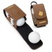 Custom Portable Leather Golf Bags With Hot Stamping Logos Golf Accessories