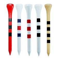 Striped Golf Tee Bamboo Ball Holder