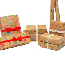 80g Kraft Paper Birthday Gift Wrapping Paper Children Gift Wrapping Printing