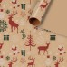 Custom Kraft Paper Gift Wrapping Paper Rolls