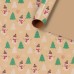 Custom Kraft Paper Gift Wrapping Paper Rolls