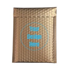 10.6'' x 12.6'' Metallic Gold Bubble Bags Printing