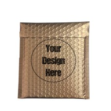 8.7'' x 8.7'' Metallic Bubble Bags Printing