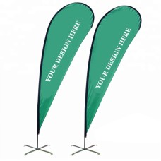 Custom 18FT Teardrop Flags Printing