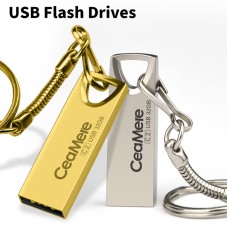 Custom 2.0 USB Flash Drive 32G Metal Waterproof Gift USB Drives With Logo Engraved