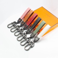 Custom Leather Strips Keychains With Embossing Patterns or Logos