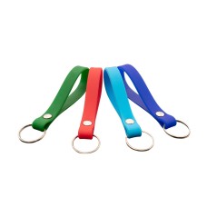 Custom Silicone Keychains WIth Screen Printing