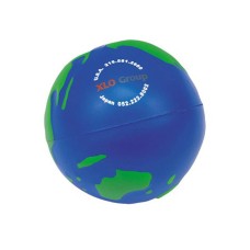 68mm Earth Stress Balls With Logo Printing