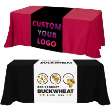 Custom Tablecloth For Tradeshow Events Birthday Wedding Anniversary With Your Own Logo