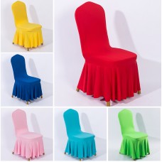 Spandex Milk Fabric Chair Covers