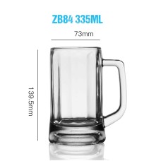 Custom 335ml 11 OZ Glass Beer Cups Whisky Cups With DIY