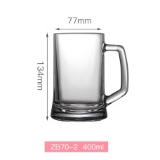 400ml 13 OZ ZB70-2 Glass Beer Cups Whisky Cups