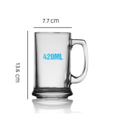 420ml 14 OZ Glass Beer Cups Whisky Cups