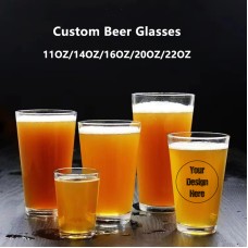 Custom Beer Glasses With Logo Printing 