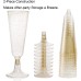 5OZ 150ML Disposable Plastic Champagne Cup Trial Cup