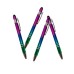 Gradient Color Spray Aluminum Rod Ballpoint Pen Office Stationery With Customized Logo