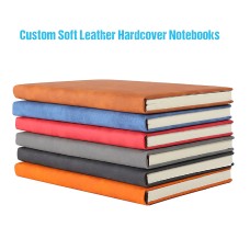 Custom Soft Leather Hardcover Notebooks