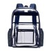 Transparent Backpacks Clear PVC Waterproof Plastic Fashion Simple Bag