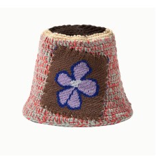 Applique Knit Bucket Hat