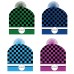 Custom Team Beanies Checks Style