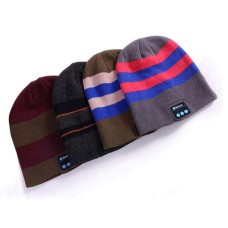 Custom Wireless Bluetooth Beanies With Strips Patterns