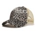 Women's Leopard Summer Baseball Caps Mesh Caps