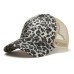 Women's Leopard Summer Baseball Caps Mesh Caps