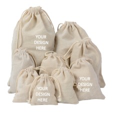 Custom Logo Gift Bags With Hemming