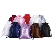 Custom Satin Drawstring Jewelry Pouch