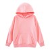 320g Kids Terry Pullover Hoodies With Kangroo Pocket