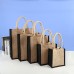 10.2''x13''x4'' Vertical Jute Bags With 1 Side Screen Printing