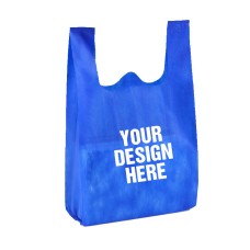 12.6''x23.6''x5.9''Reusable T-Shirt Style Non-Woven Tote Bags Printing